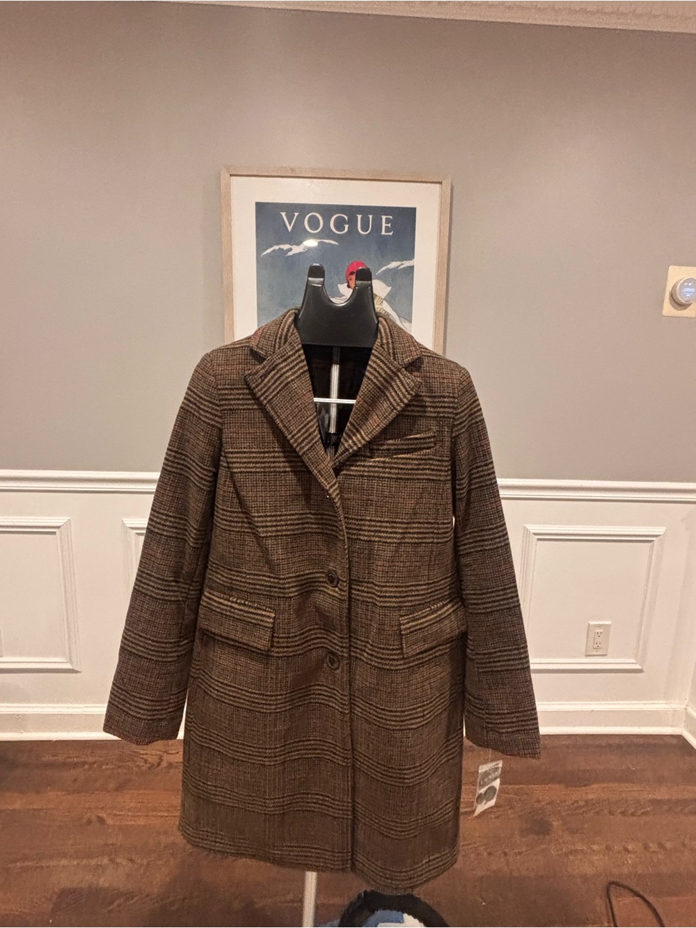 Ralph Lauren Classic Brown Plaid Women's Coat (Sizes US 6 and 10)